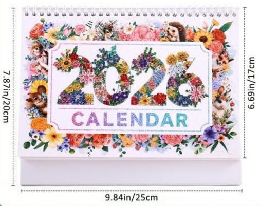 💎2026 DIY Diamond Painting Desk Calendar🗓️