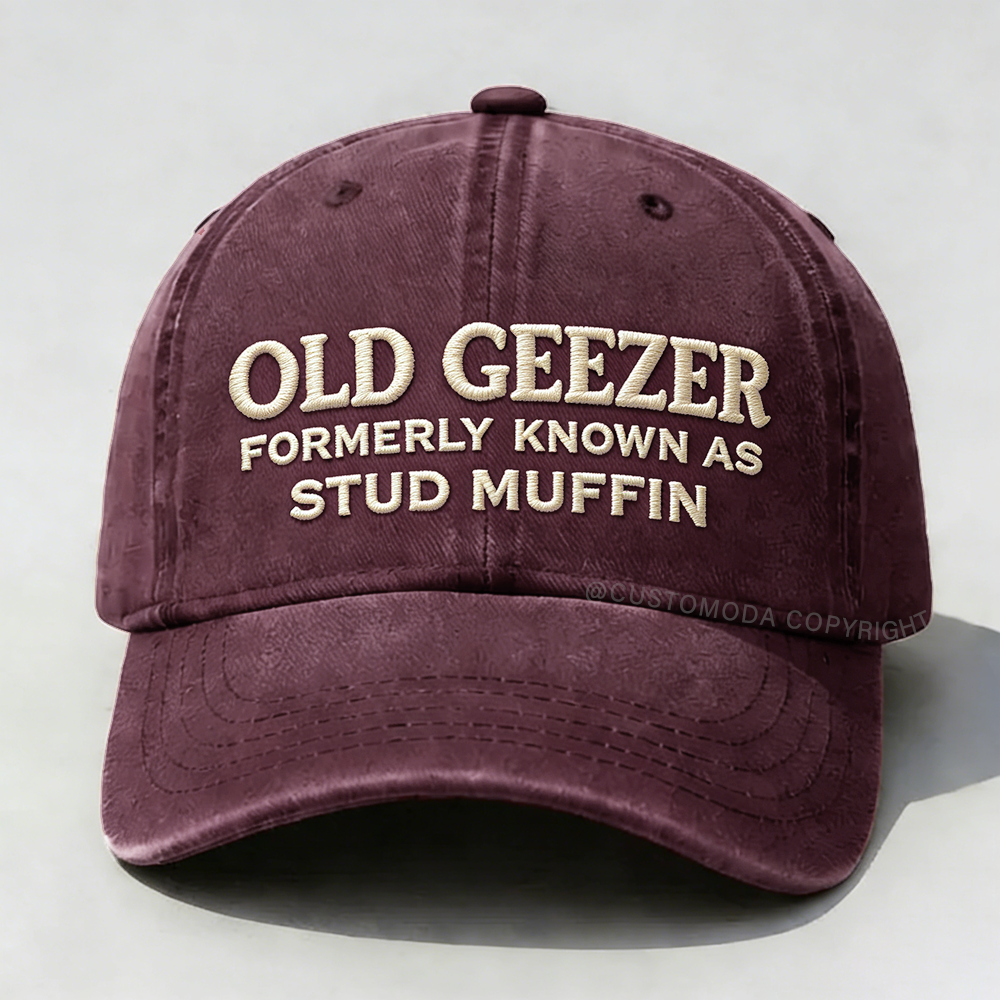 Old Geezer Formerly Known As Stud Muffin Embroidery Cap