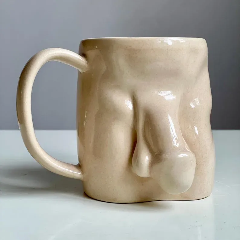 Handmade Ceramic Penis Mug