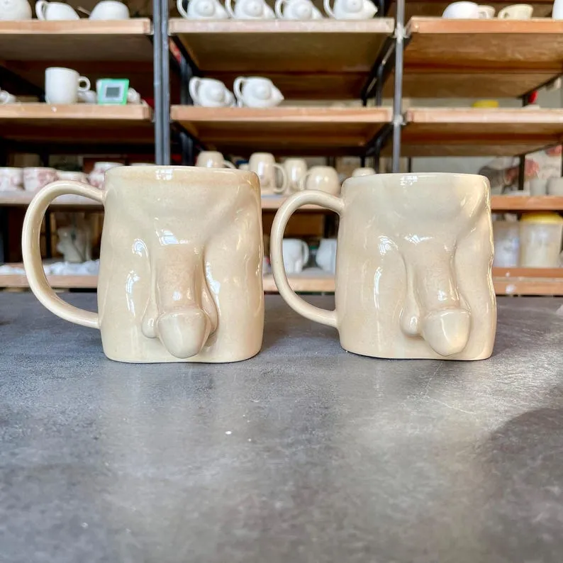 Handmade Ceramic Penis Mug
