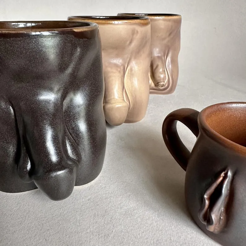 Handmade Ceramic Penis Mug