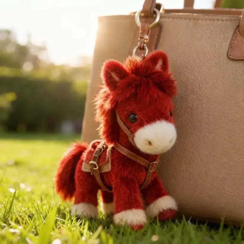 🔥Last Day 49% OFF - 🔥🐎Ponytata Plush Pony Bag Charm and Keychain🎨