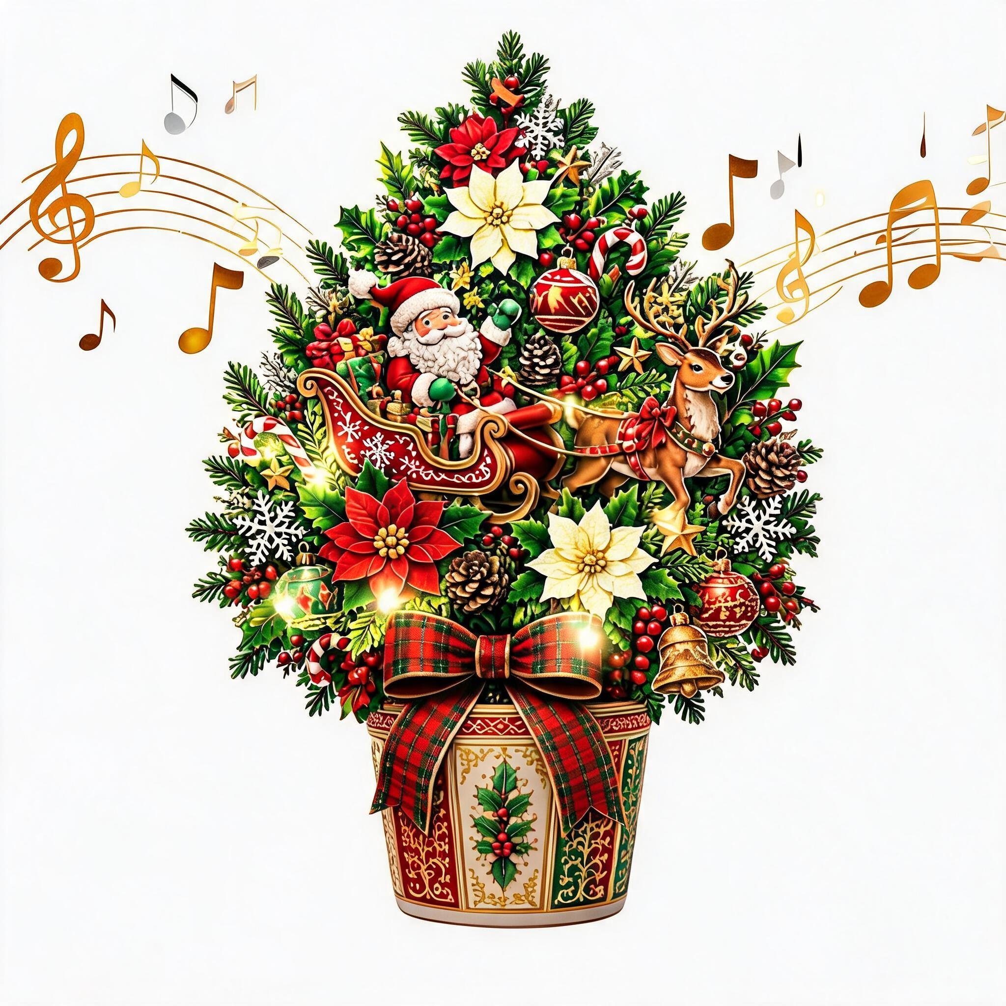Musical Christmas Tree Card