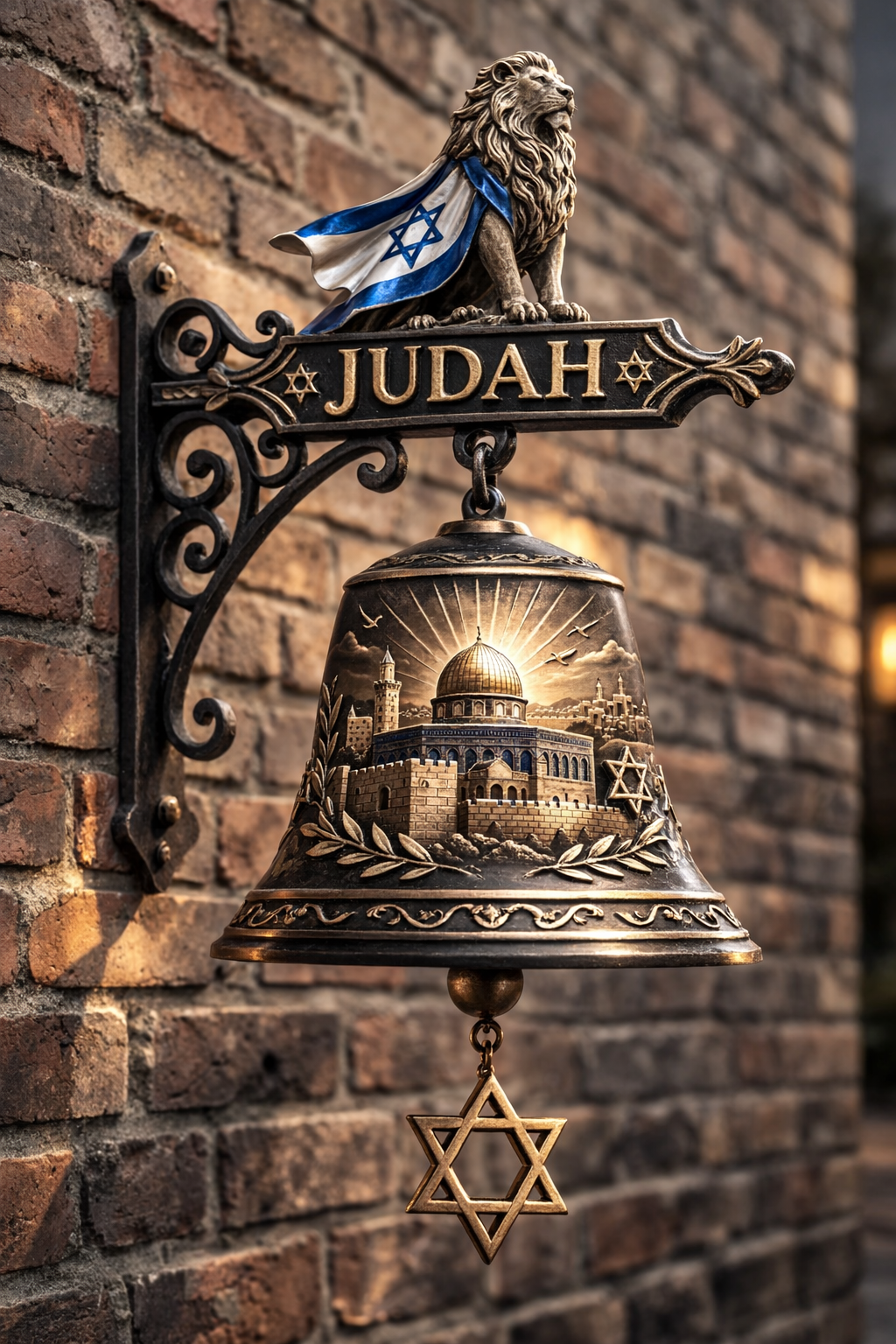 Judah Lion Bell — Symbol of Strength, Faith, and Protection🛡️