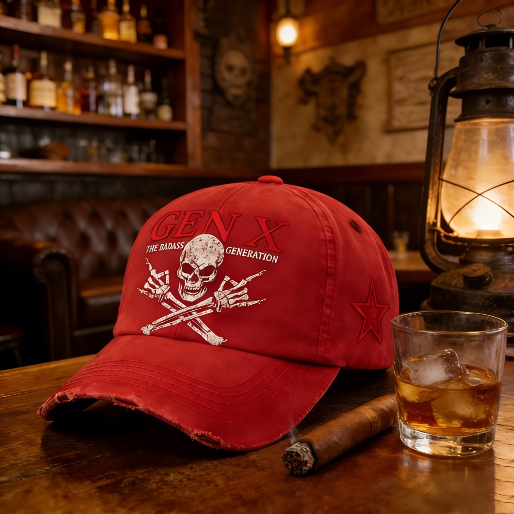 🔥LAST DAY 50% OFF - 💀GEN X Badass Skull Cap 🏴‍☠️
