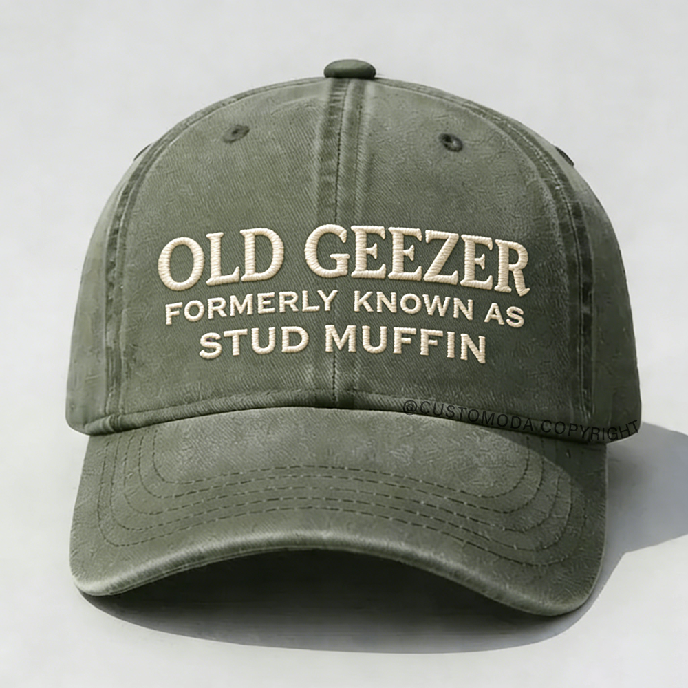 Old Geezer Formerly Known As Stud Muffin Embroidery Cap