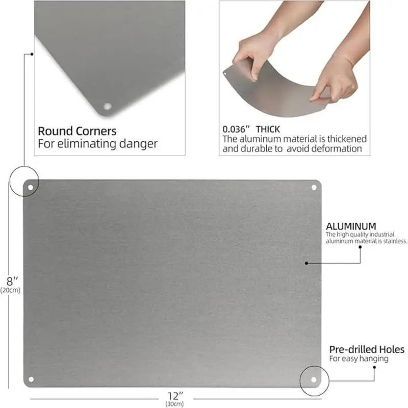 WARNING: DOES NOT PLAY WELL WITH LIBERALS - Retro Metal Sign