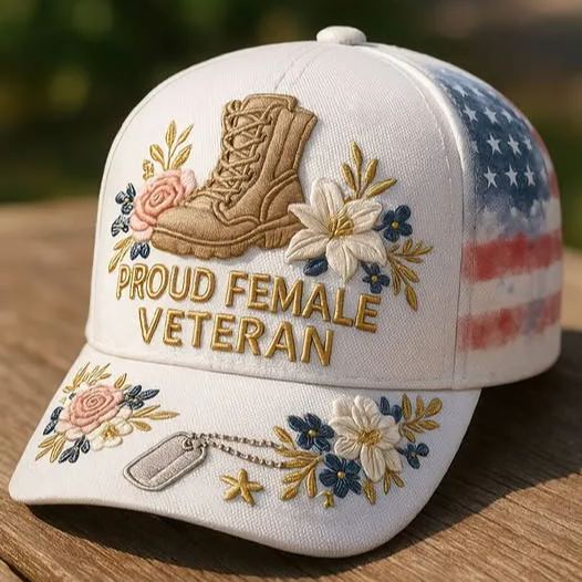 🏆NEW YEAR 49% OFF - 🎖️Proud Female Veteran Cap 🌸