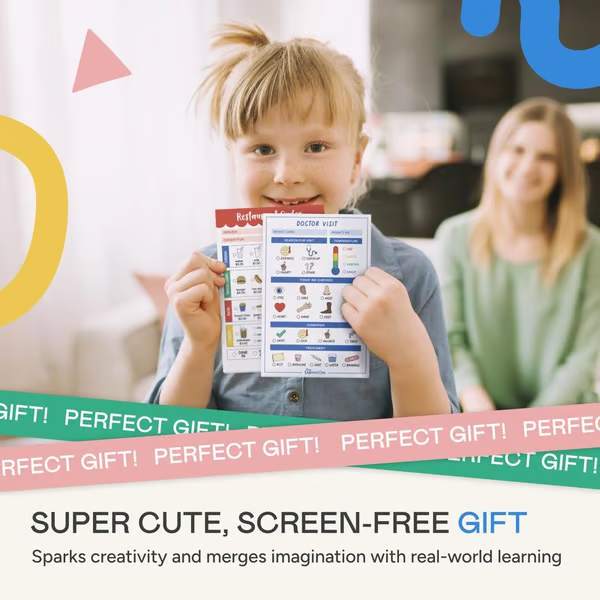 🥳 Pretend Play Notepads | 2-Pack | 40 Pages Each ✨