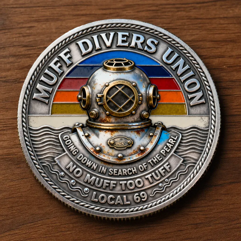⚓ MUFF DIVERS UNION – Local 69 Commemorative Coin 🌊