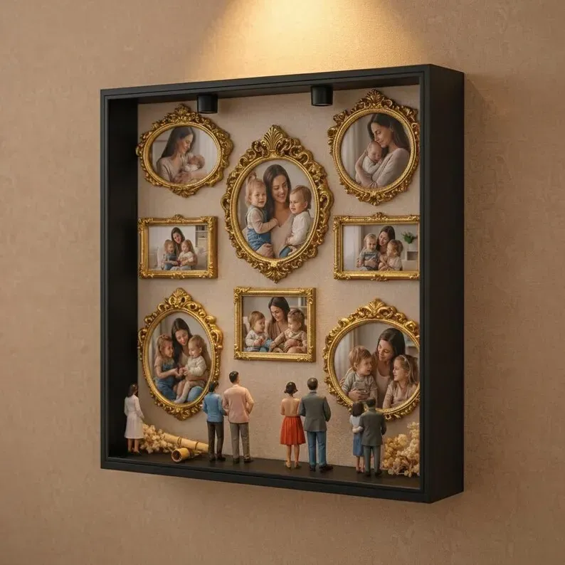 Mini Museum of Us Frame Meaningful Gift For Mom Grandma