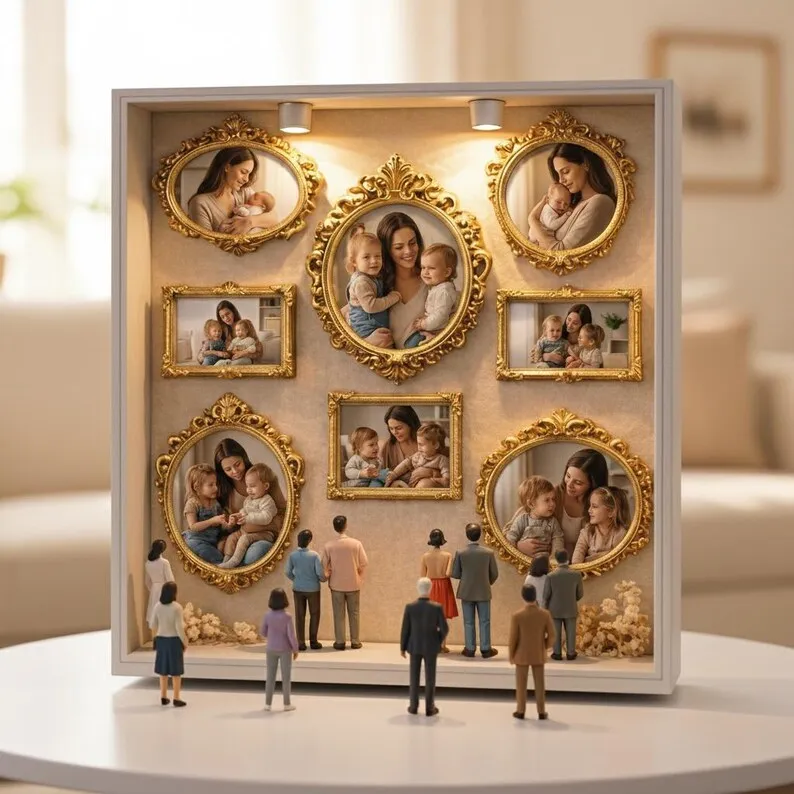 Mini Museum of Us Frame Meaningful Gift For Mom Grandma