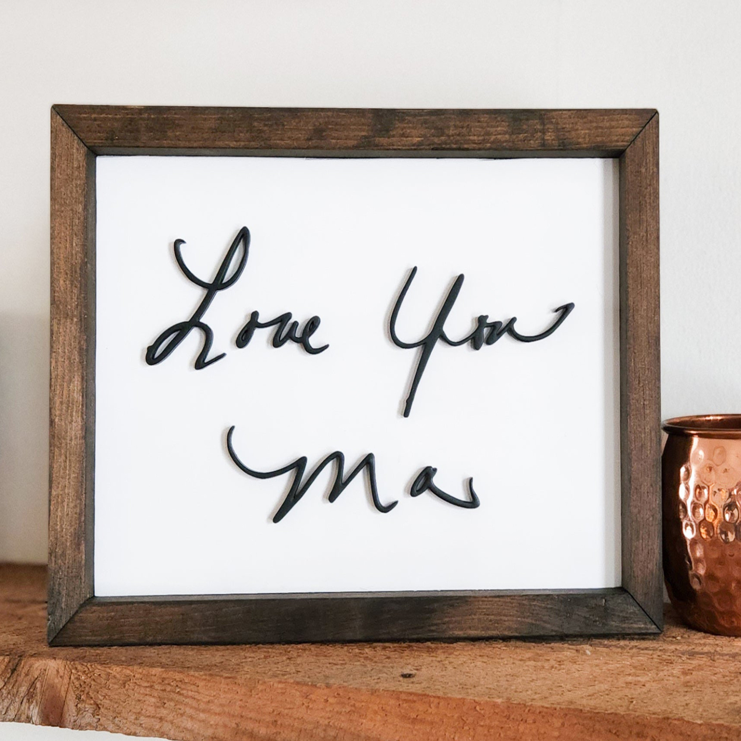 Custom Handwriting Sign