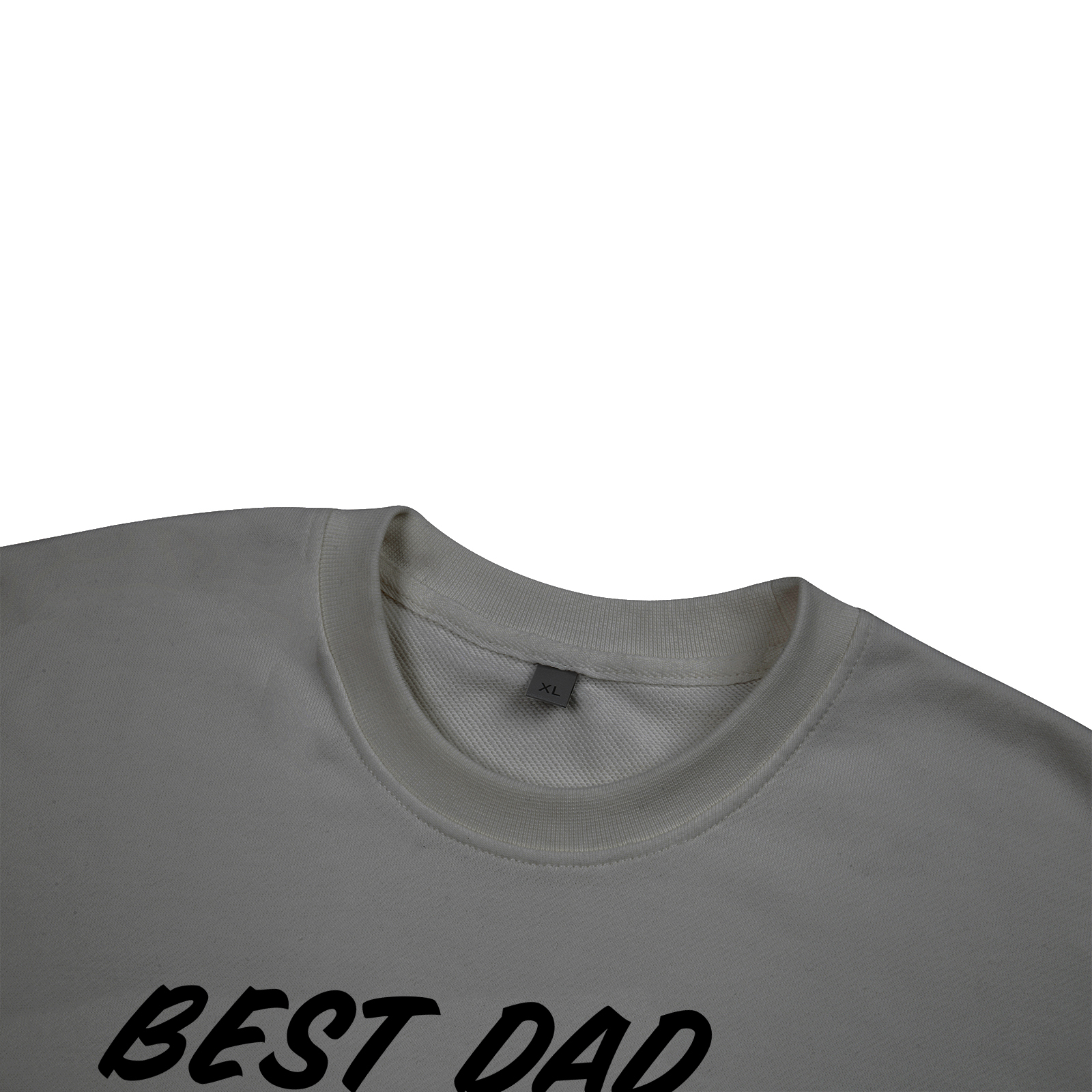 Best Dad Ever - Personalised 2–7 Names Family Crewneck Sweatshirt Custom Fist Bump Fathers Day Gift