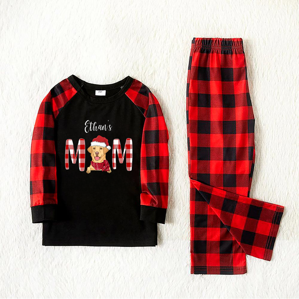 Custom Photo Dog Cat For Dog Cat Lover Pajamas Christmas 