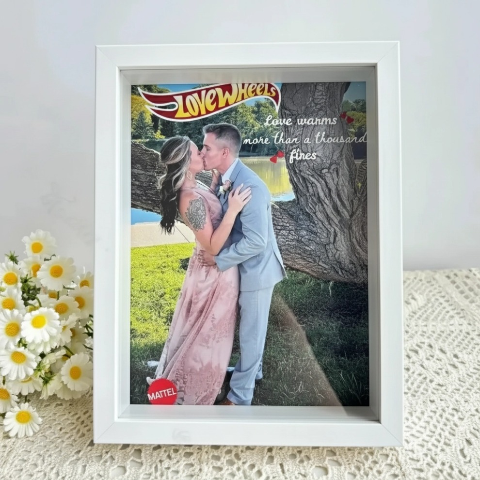 Personalized Car Display Frame with Photo