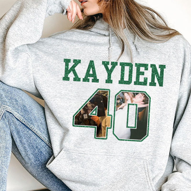 Add Your Own Name And Number Personalize Couple Photo Jerseys Customize Jerseys