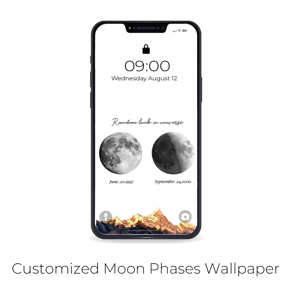 50%OFF🌔Personalized Moon Phases Handwritable LED Lamp