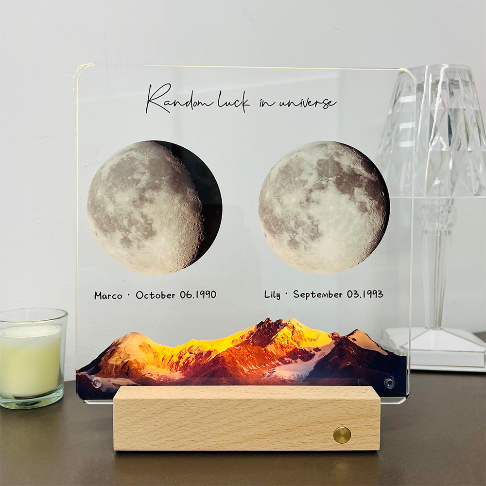 50%OFF🌔Personalized Moon Phases Handwritable LED Lamp
