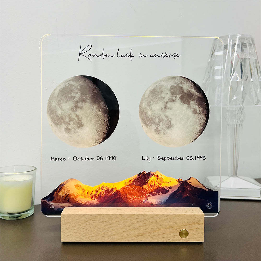 50%OFF🌔Personalized Moon Phases Handwritable LED Lamp