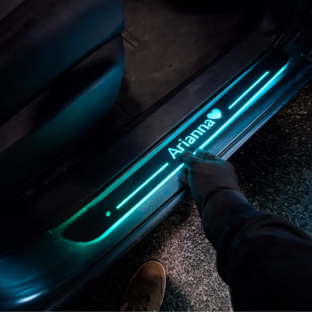 Custom Led Door Light Personalized Name Glow Custom Car Decoration