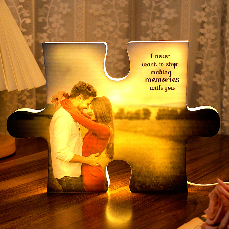 Custom Puzzle Photo Acrylic Night Light