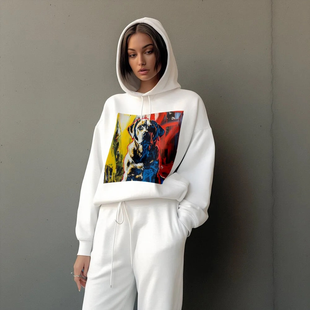 Customize Blue Funk™ Graffiti Hoodie Sweatshirt