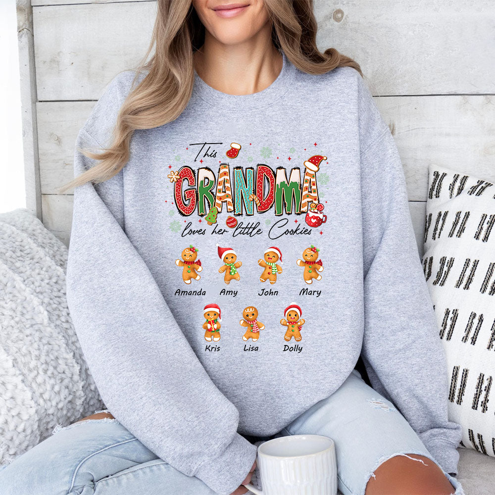 Custom Christmas Gingerbread Cookie Baking Sweatshirt