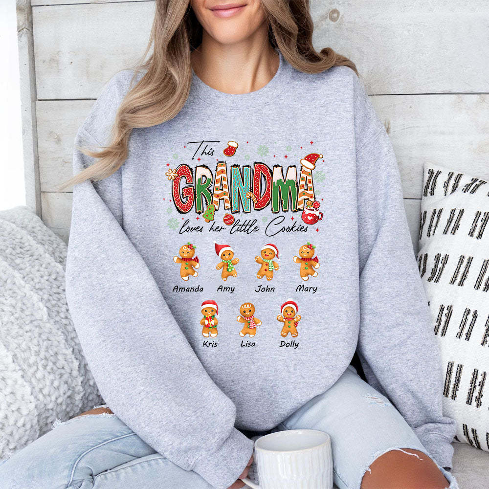 Custom Christmas Gingerbread Cookie Baking Sweatshirt