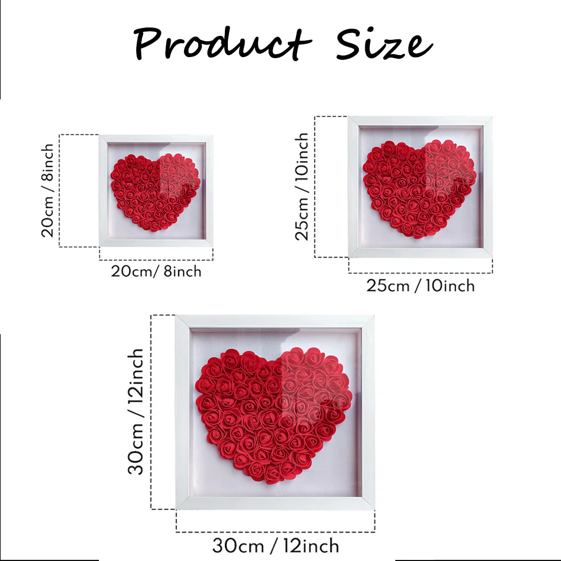 Mum We Love You - Personalized Birth Flower Shadow Box