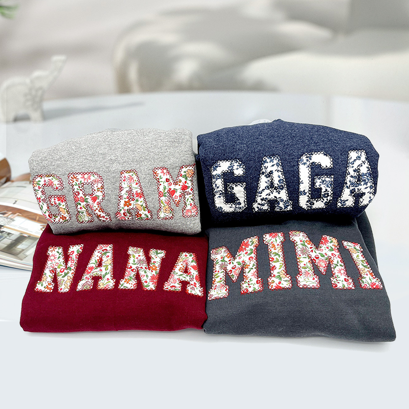 Personalized Nana Sweatshirt Gift | Personalized Embroidered Sweatshirt | Christmas Gift | Winter Apparel | Floral | Birthday Gift