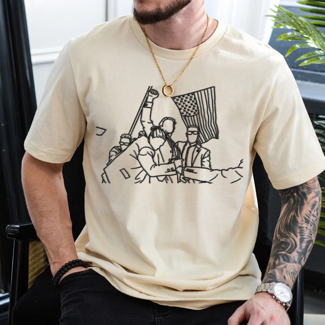 2024 Embroidered T-shirt