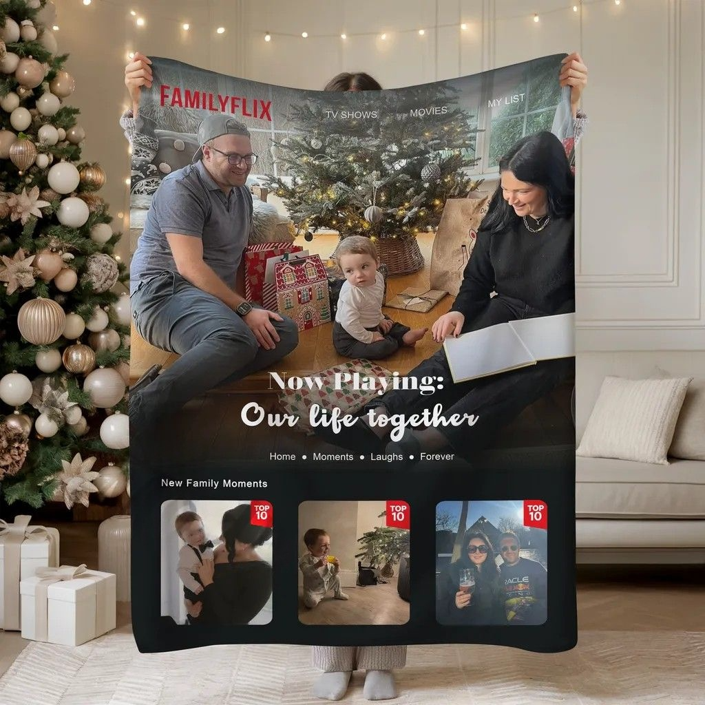 Personalized Family Memories Blanket