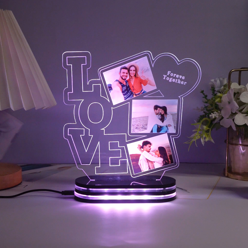 Personalized Love Photo Night Light