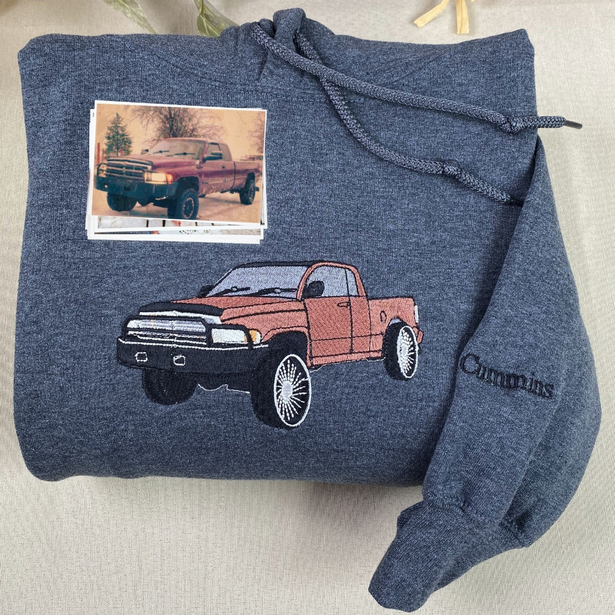 Custom Car/Motorcycle Embroidered Hoodie Tee Sweatshirt