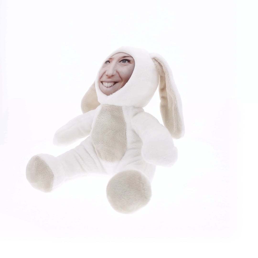 Custom Plush Bunny with Photo