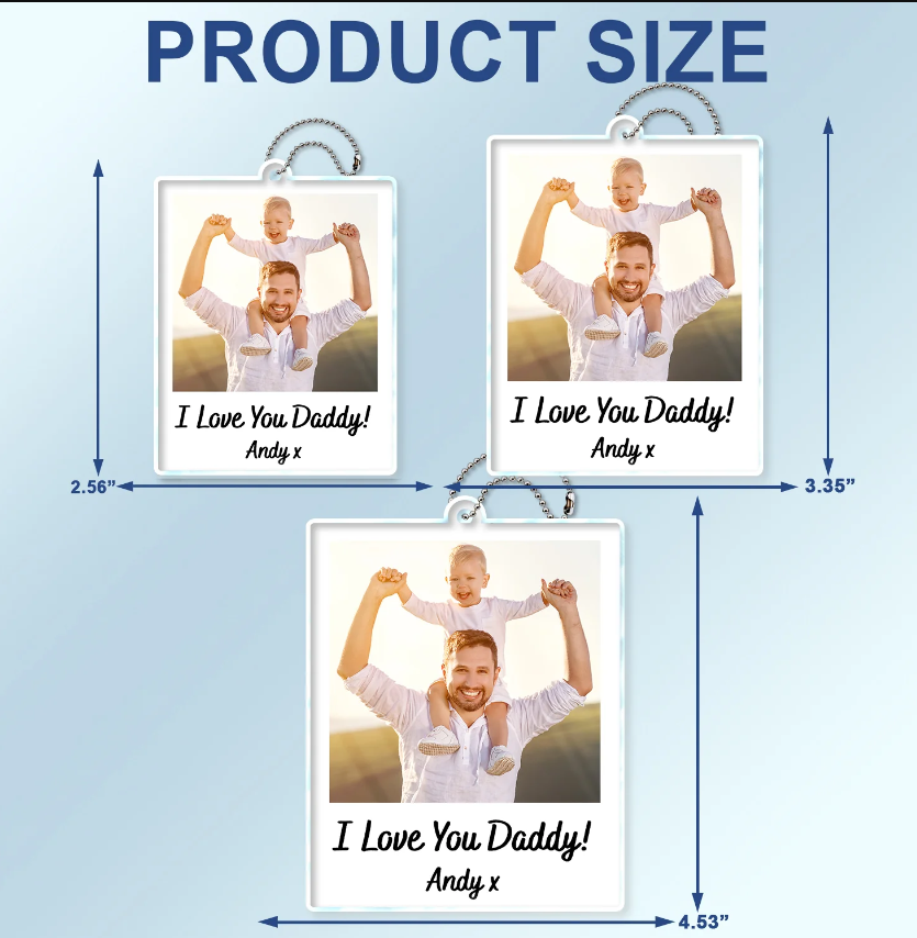 Custom Photo Drive Safe - Gift For Couples, Besties, Dad, Mom, Family - Personalized Acrylic Car Hanger