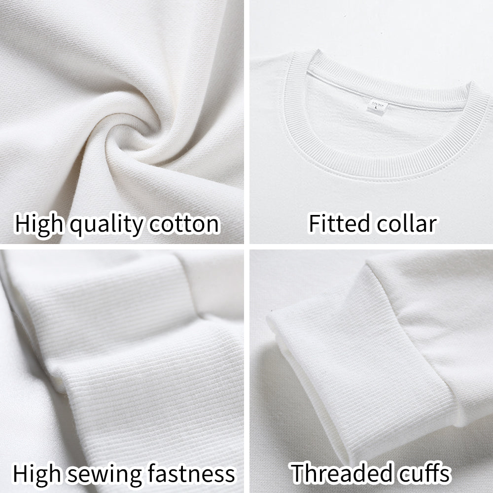 Personalized Couple Faceless Portrait With Song Printed Crewneck