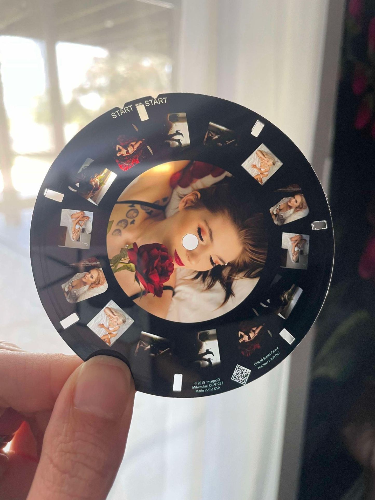 Custom Boudoir Viewfinder and Reel, Selfie Viewfinder, Vintage Viewfinder, Spicy Selfie Gift, Discreet Image Gift