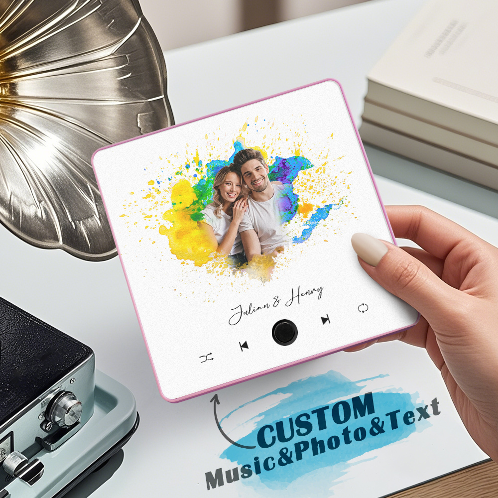 Customized Music Fridge Magnet Personalized Photo Fridge Magnet Can Play Songs and Adjust Volume