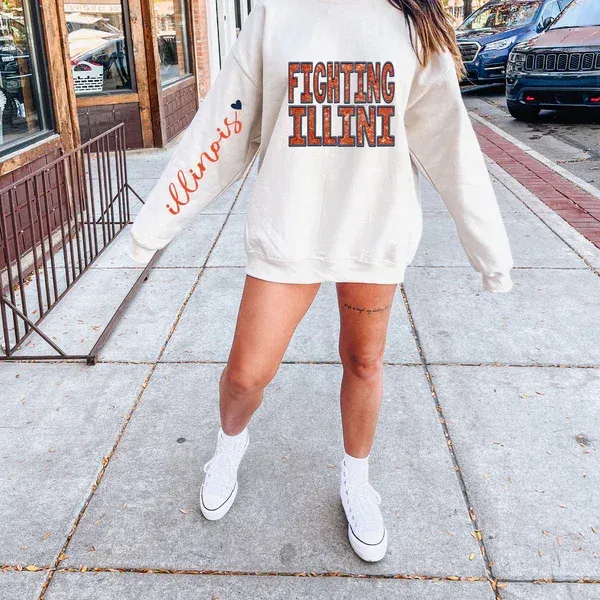 Personalized Sequin Applique Gameday Sweatshirt