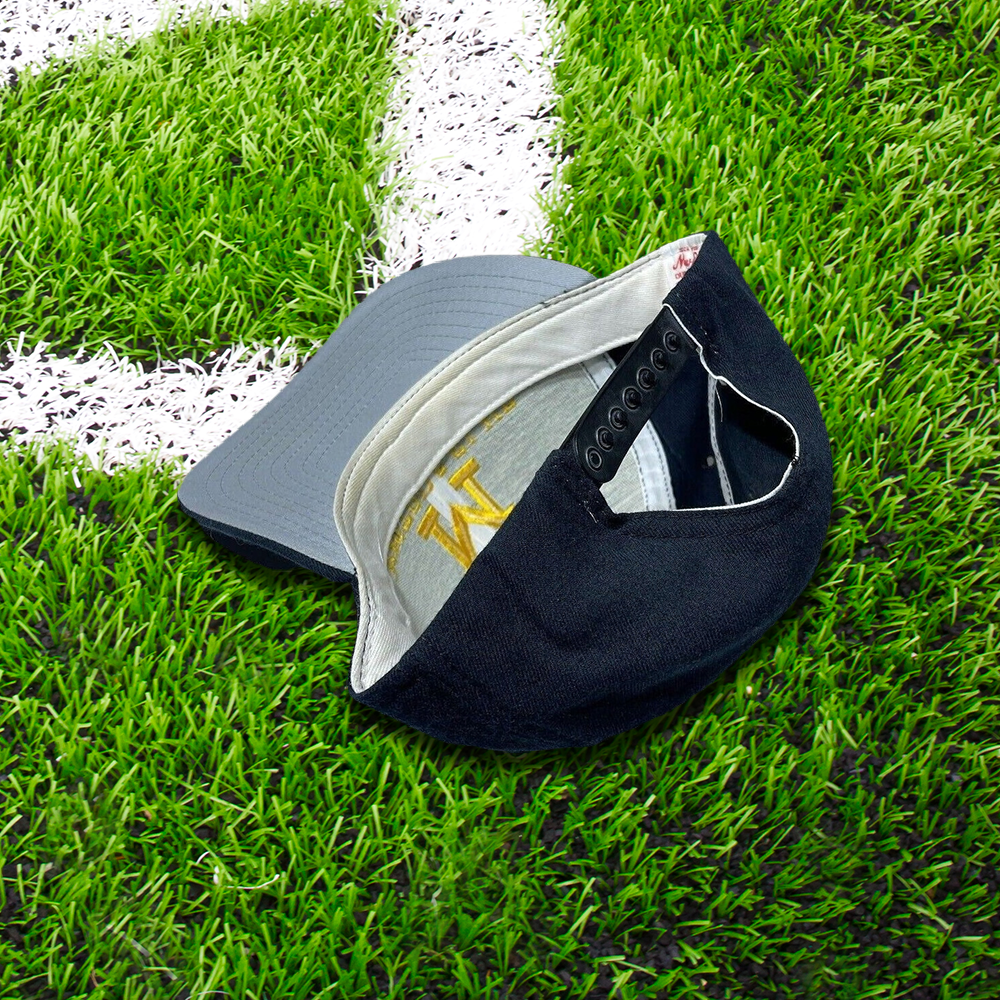 Vintage New Era Michigan Victors Club Hat Blue Dupont Visor