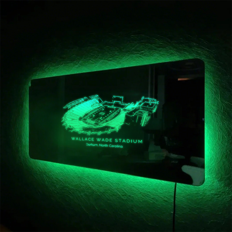 Wallace Wade Stadium Mirror Light - Gifts for Sports Lovers