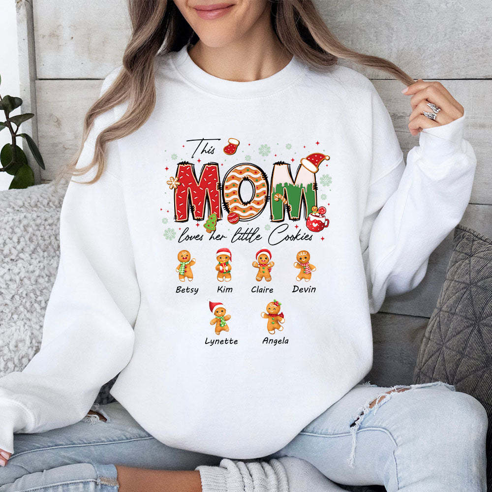 Custom Christmas Gingerbread Cookie Baking Sweatshirt