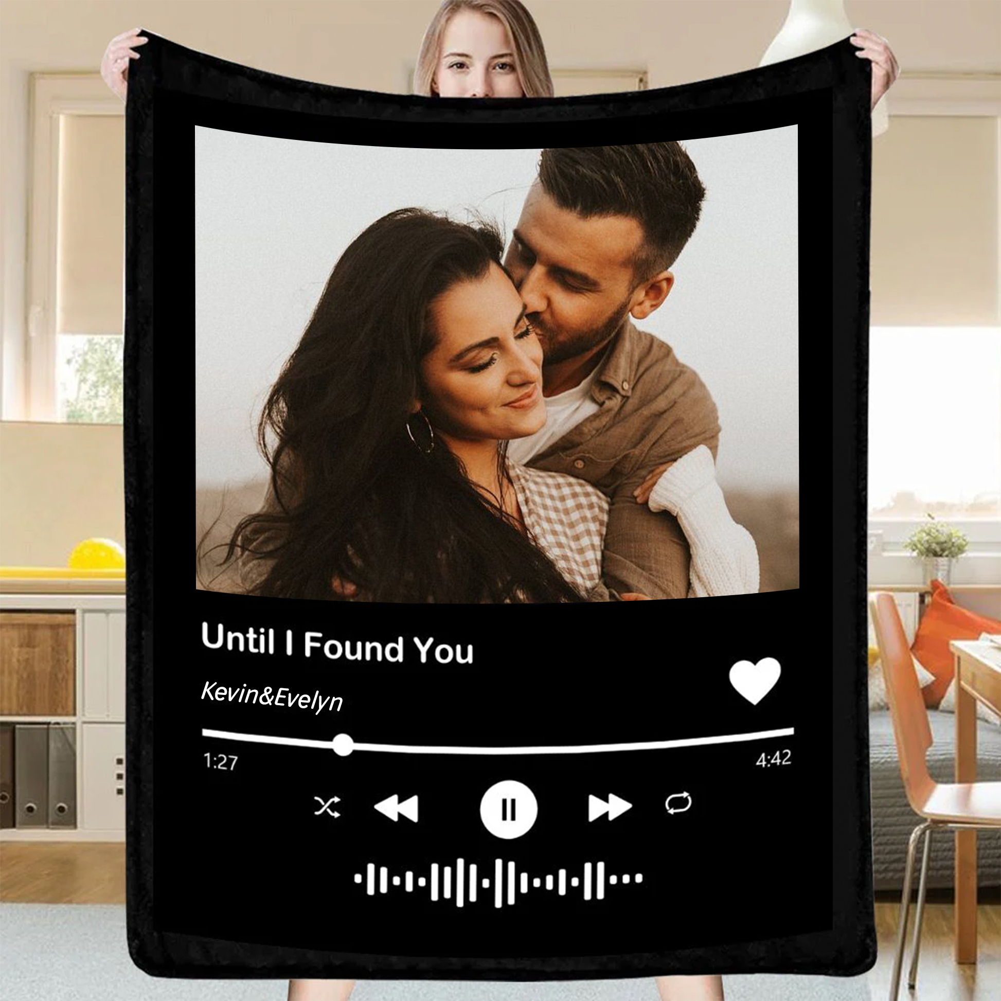 Custom Music Blanket Photo Starlight Blanket
