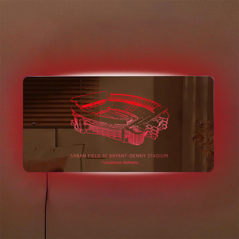 Bryant-Denny Stadium Mirror Light - Gifts for Sports Lovers