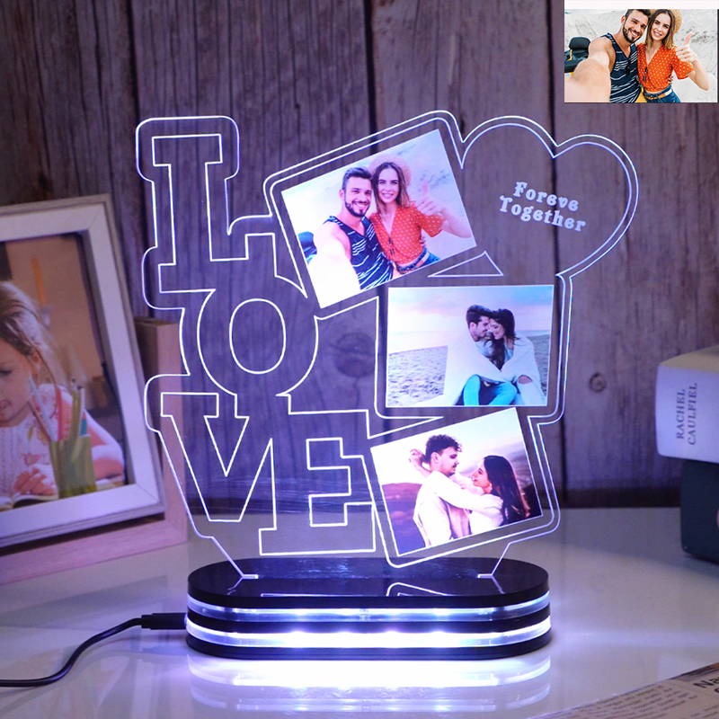 Personalized Love Photo Night Light