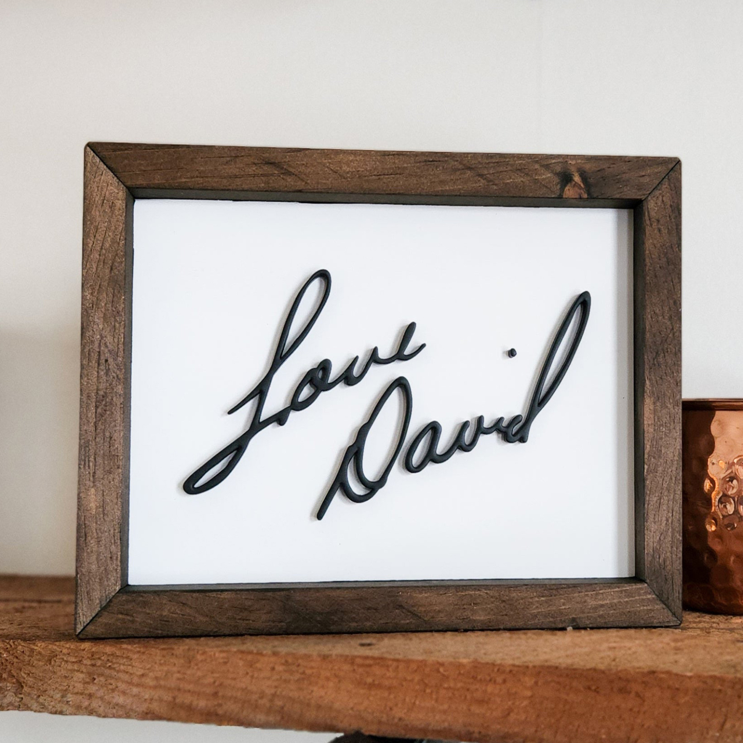 Custom Handwriting Sign