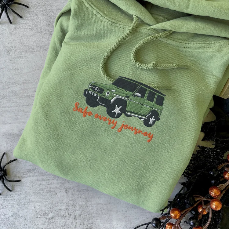 Embroidered Cars Hoodie Custom Personalized Race Car Hoodie Car Hooded