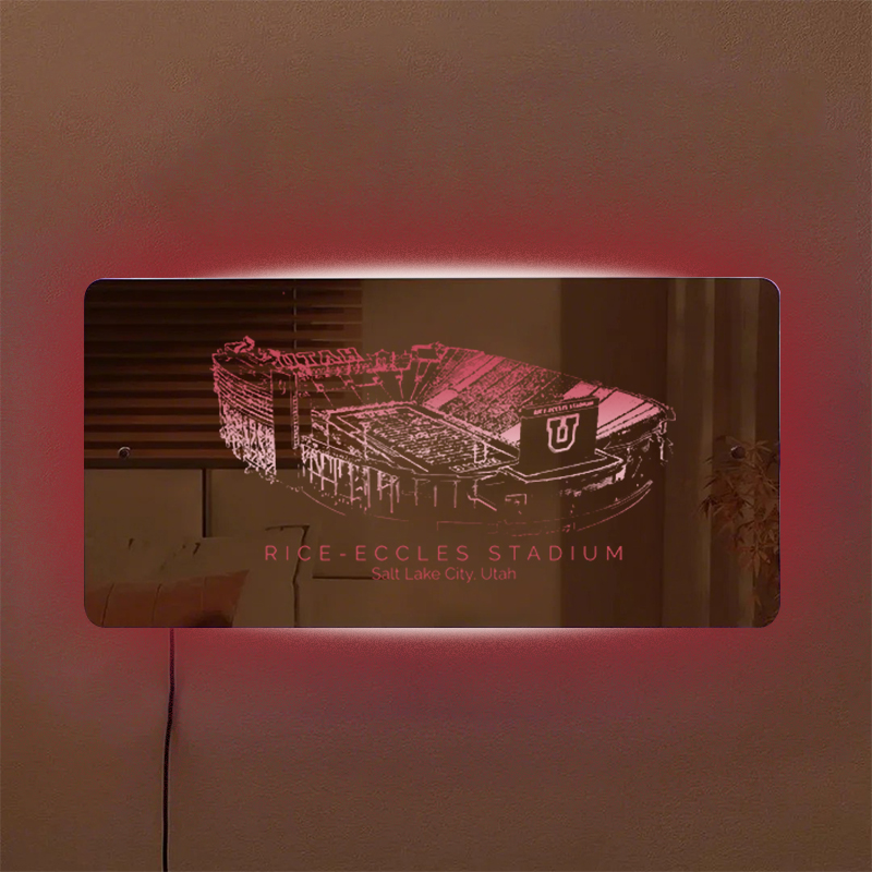 Rice-Eccles Stadium Mirror Light-Gifts For Sports Lovers